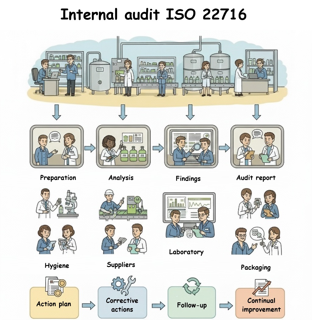 D 43v07 - ISO 22716 internal audit cosmetic Good Manufacturing Practices version 2007 - Set of documents D 43v07 - ISO 22716 internal audit cosmetic Good Manufacturing Practices version 2007 - Set of documents