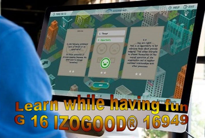 G 16 IZOGOOD 16949 - Decrypt the automotive standard IATF 16949 while having fun - Online game G 16 IZOGOOD 16949 - Decrypt the automotive standard IATF 16949 while having fun - Online game